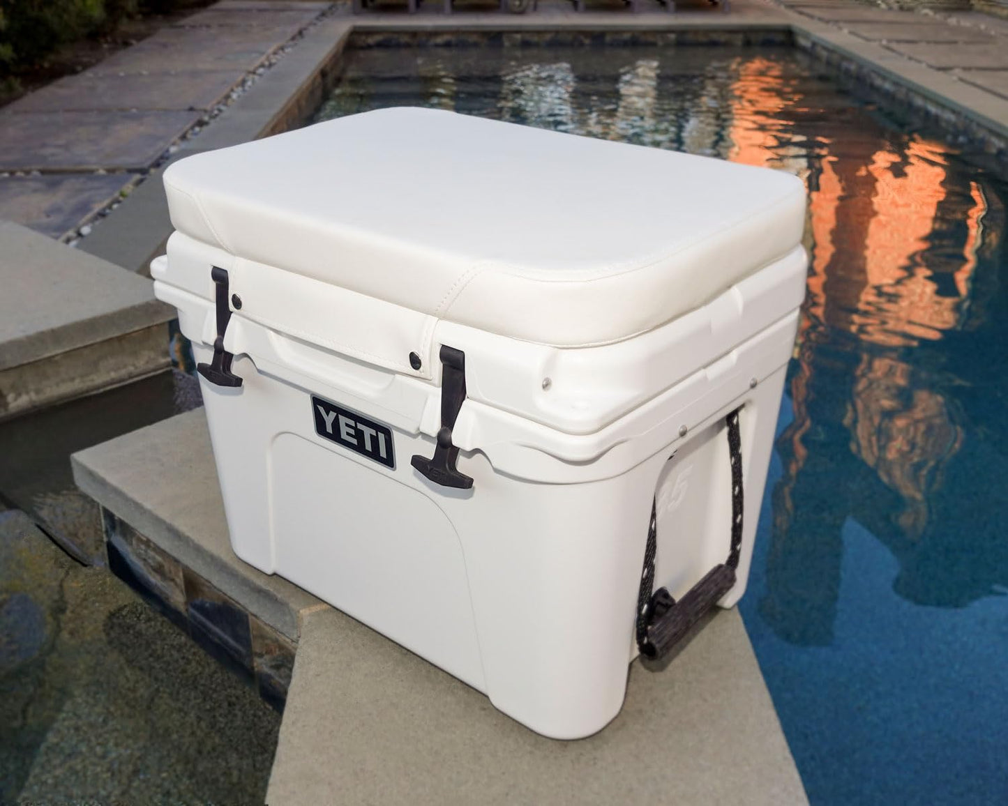 Tempress Cooler Seat Cushion for YETI Tundra, White (Cushion Only)