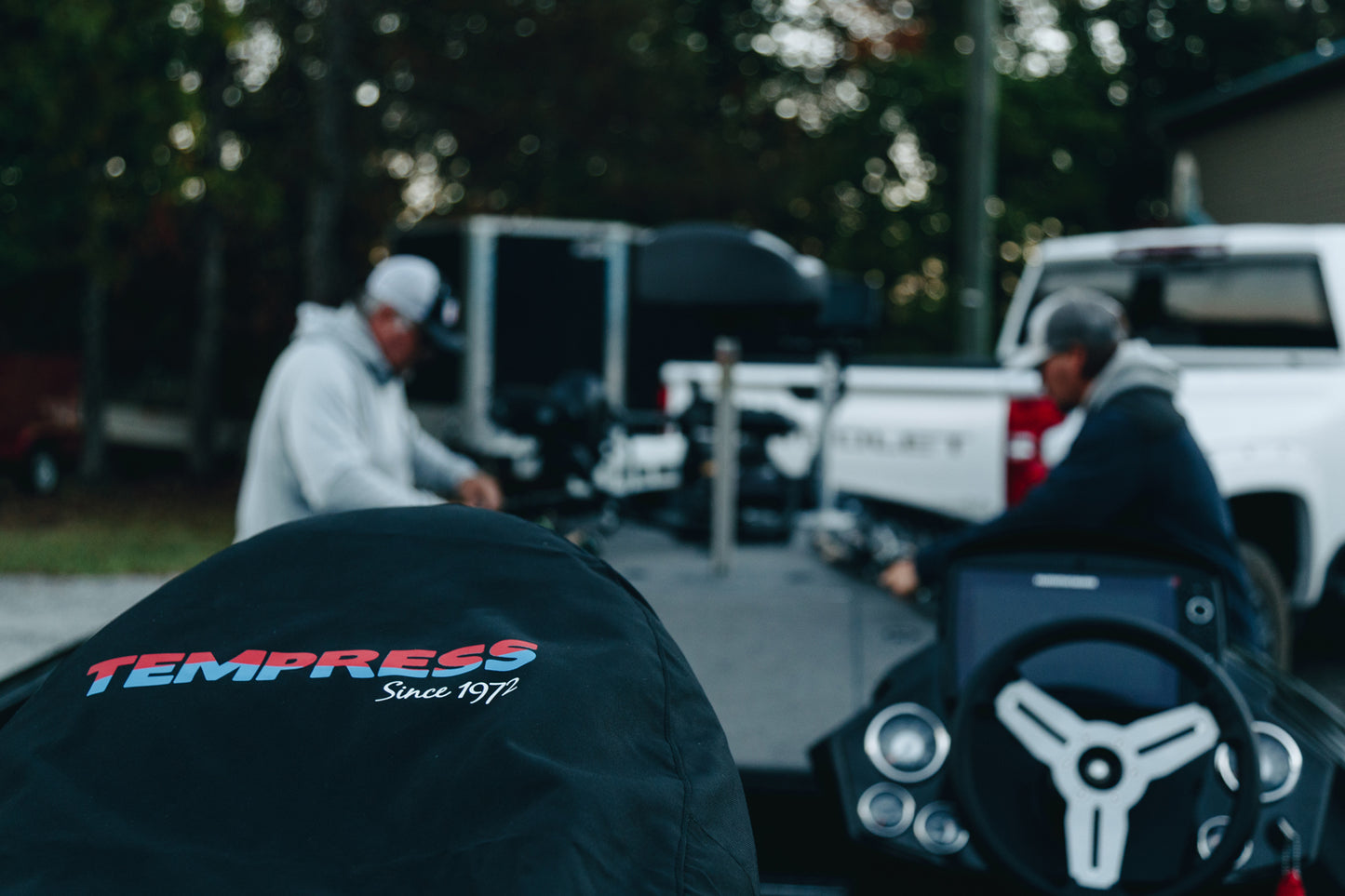 TEMPRESS Premium Boat Seat Cover - Black