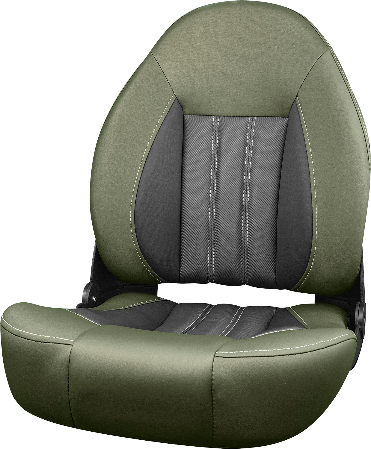 ProBax Orthopedic Limited Edition Boat Seat - Bottle OD Green/Black/Carbon