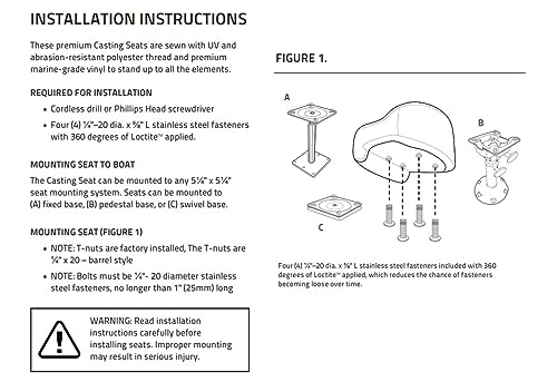 Tempress Limited Edition Casting Boat Seat