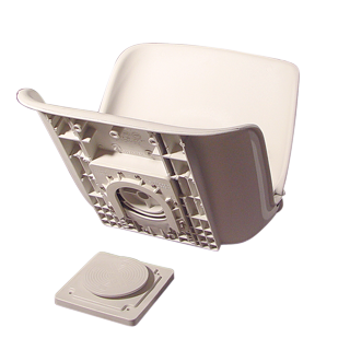 All-Weather Low-Back Seat Shell w/ Quick Disconnect Mount