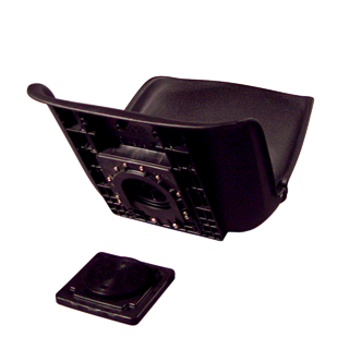 All-Weather Low-Back Seat Shell w/ Quick Disconnect Mount