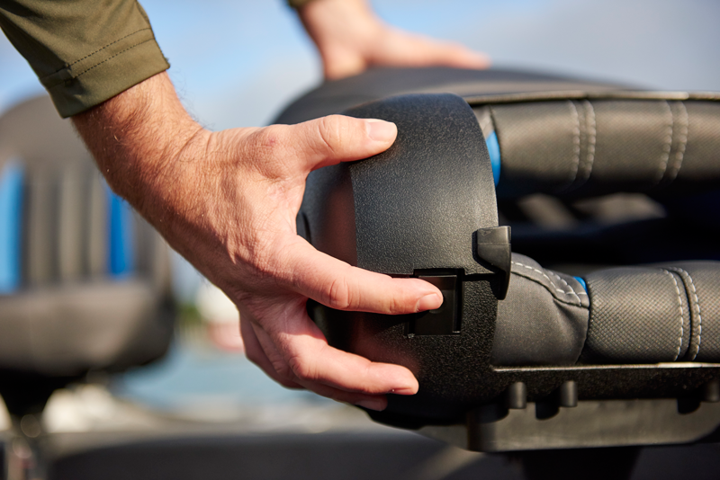 ProBax Orthopedic Limited Edition Boat Seat - Bottle OD Green/Black/Carbon