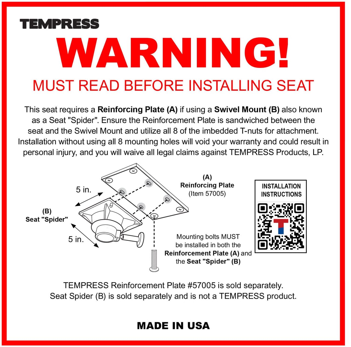 Tempress ProBax Captains Helm Boat Seat (Charcoal/Gray/Carbon)