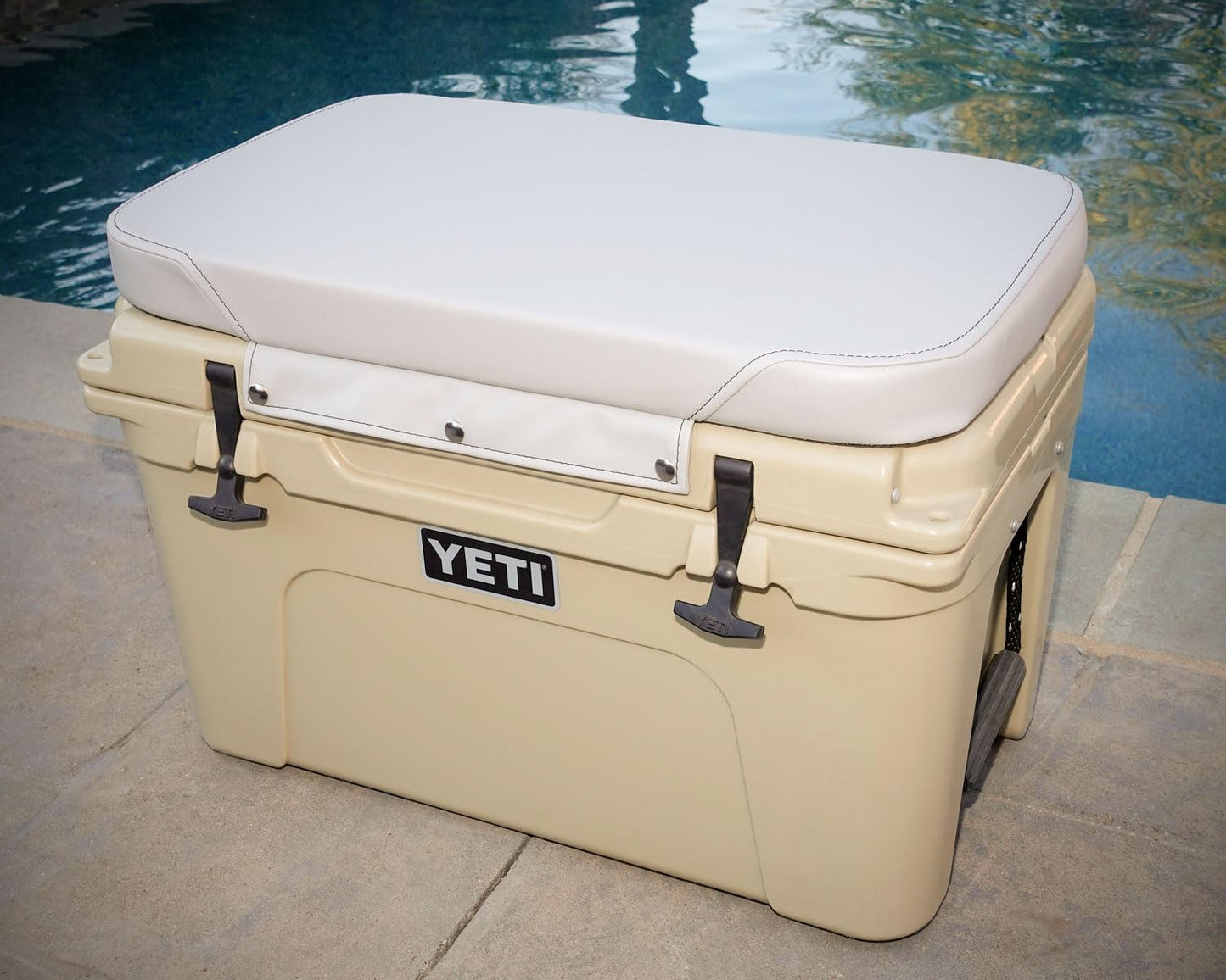 Tempress Cooler Seat Cushion for YETI Tundra, White (Cushion Only)