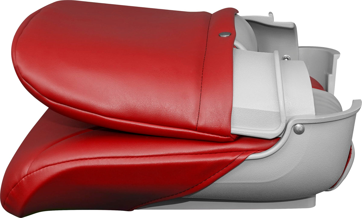 Tempress 45611 All-Weather High-Back Boat Seat - Red/Gray, 18.25 x 20 x 18.25